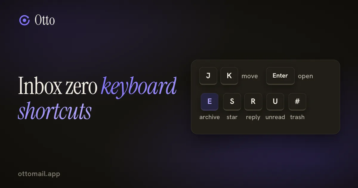 Otto Mail: Eight keys to clear an inbox